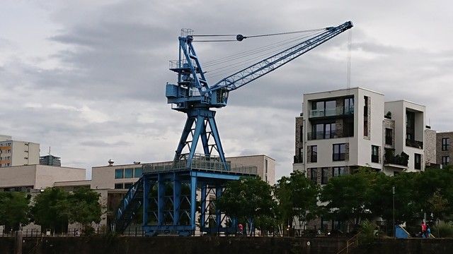 Blauer Kran Hafen Offenbach